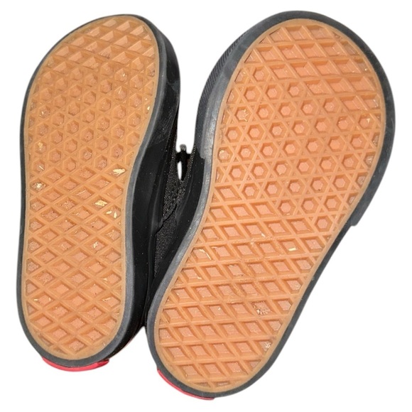 Vans Unisex Child Classic Old Skool V Core Every Day Sneakers in Black Sz 4 - Picture 6 of 7